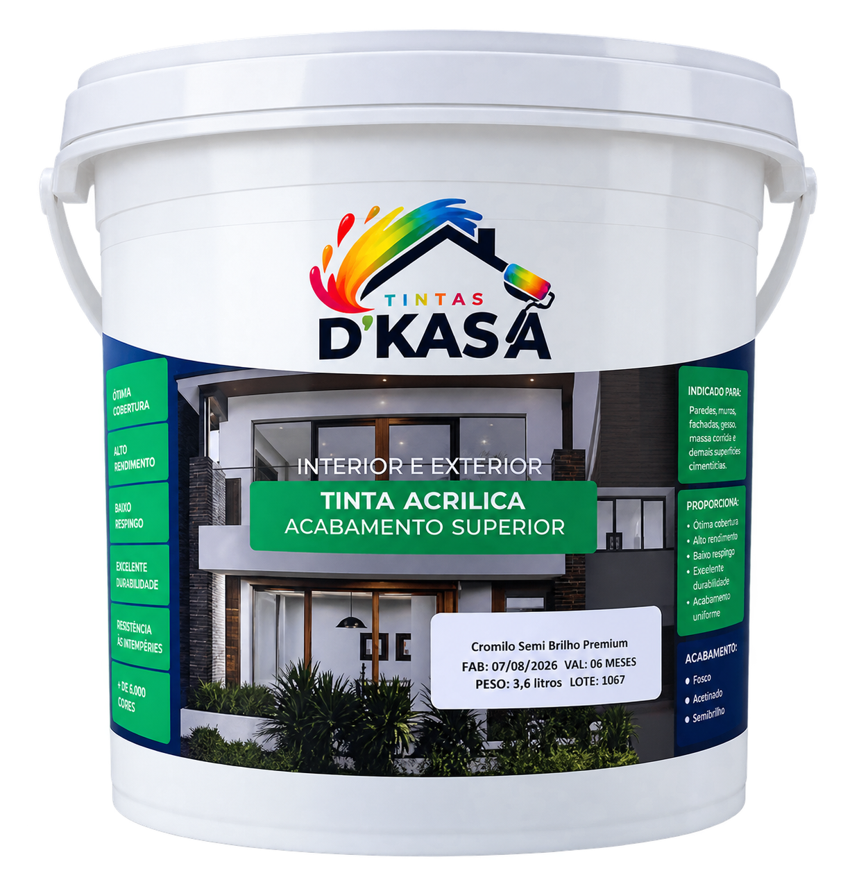 Tintas Imobiliárias Tintas D'Kasa
